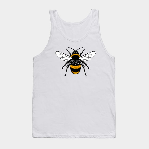 Worker Bee Symbol - Manchester Bee Tank Top by dumbshirts